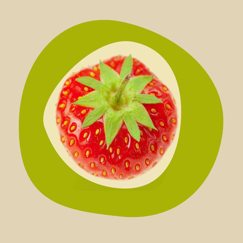 Marmont Hill - September Strawberry by Irena Orlov Painting Print on Canvas - Multi-Color