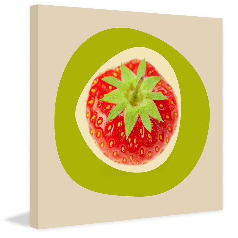 Marmont Hill - September Strawberry by Irena Orlov Painting Print on Canvas - Multi-Color