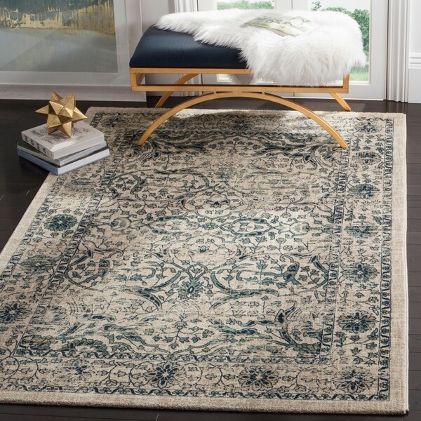 Safavieh Evoke Vintage Oriental Beige/ Blue Distressed Rug - 8' x 10'
