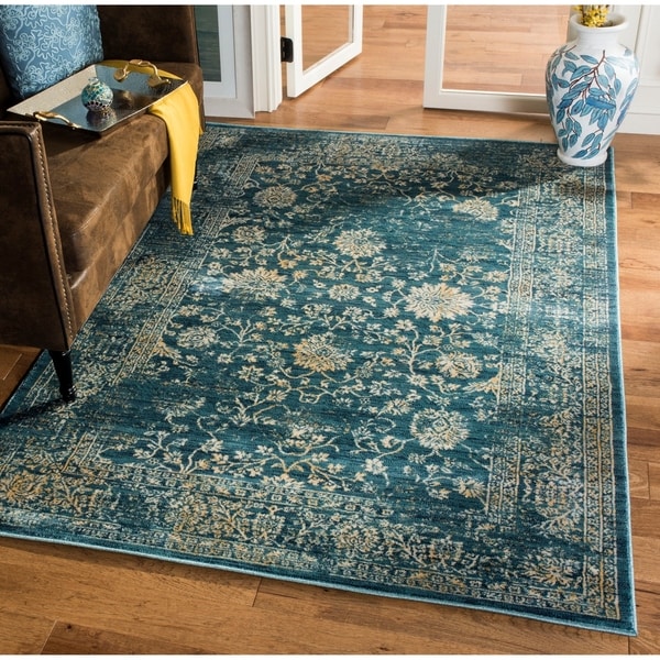 Safavieh Evoke Vintage Oriental Light Blue/ Beige Distressed Rug - 9' x 12'