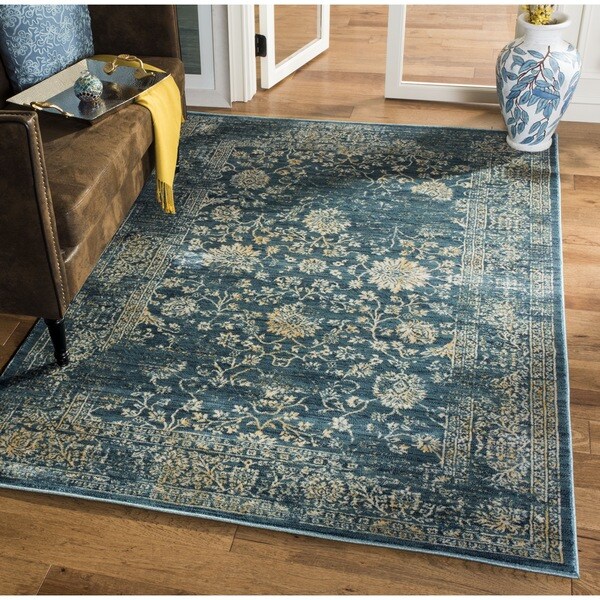 Safavieh Evoke Vintage Oriental Light Blue/ Beige Distressed Rug (9' x 12')