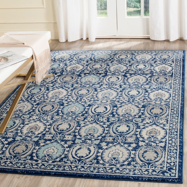 Safavieh Evoke Vintage Blue/ Ivory Distressed Rug - 8' x 10'