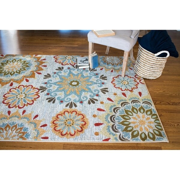 Mohawk Home Strata Global Goddess Multi (5' x 8') - 5' x 8'