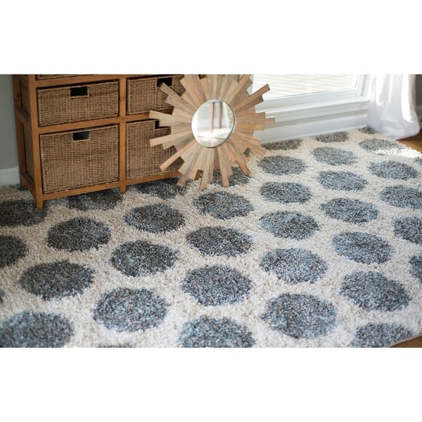 Mohawk Home Huxley Mystic Dots Bay Blue (5' x 8') - 5' x 8'