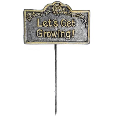 Premium Garden Marker Lets Get Growing