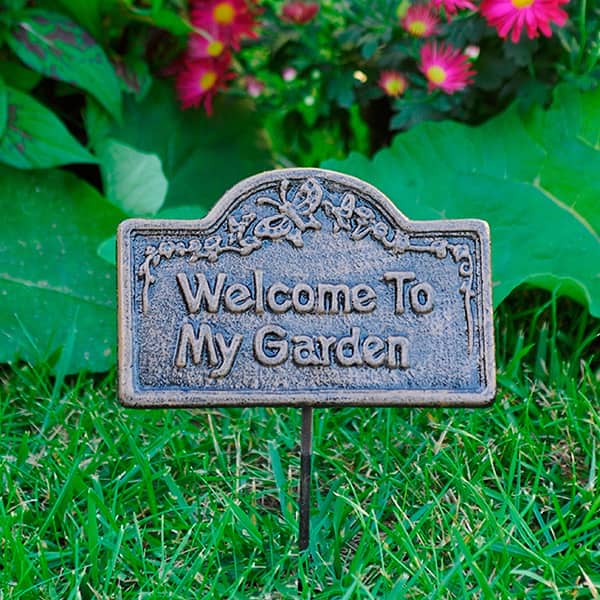Premium Garden Marker Welcome To My Garden