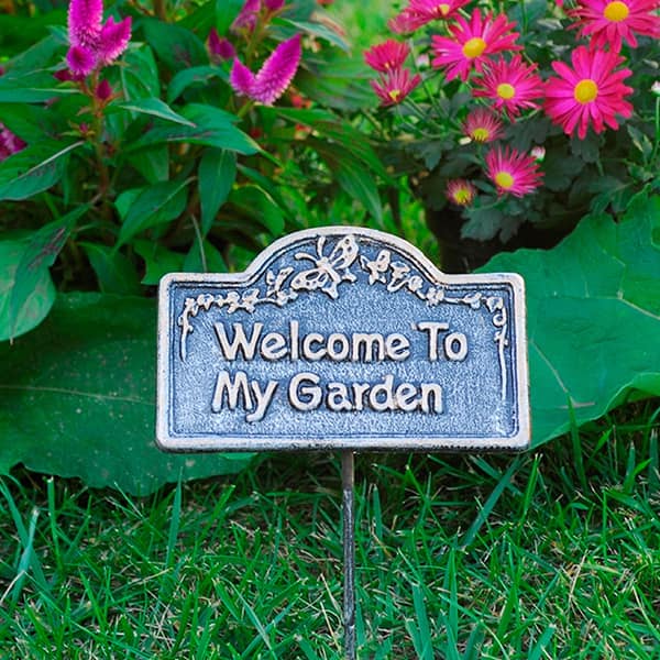 Premium Garden Marker Welcome To My Garden
