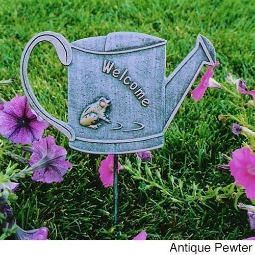 Premium Garden Marker Welcome Frog