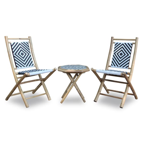 Bamboo Table and Two Chairs Set - Free Shipping Today - Overstock ... Bamboo Table and Two Chairs Set - Free Shipping Today - Overstock ...