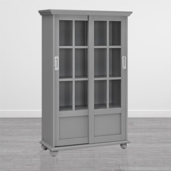 Shop Avenue Green Abbeywood Soft Grey Bookcase with ...