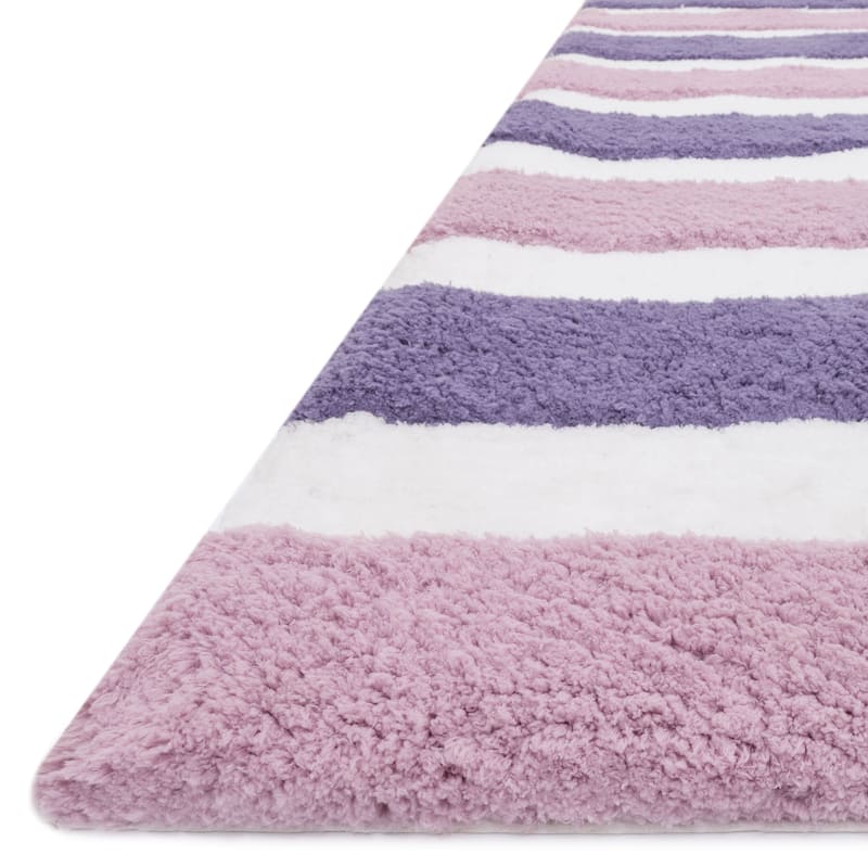 Alexander Home Hand-tufted Riley Striped Shag Rug