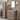 Rustic Style Carrara White Marble Top 36-inch Bathroom Vanity with Matching Wall Mirror and Linen Tower