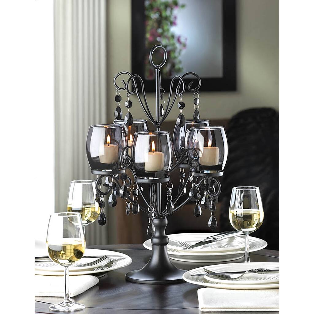 Romantic Elegant Glowing Candelabra