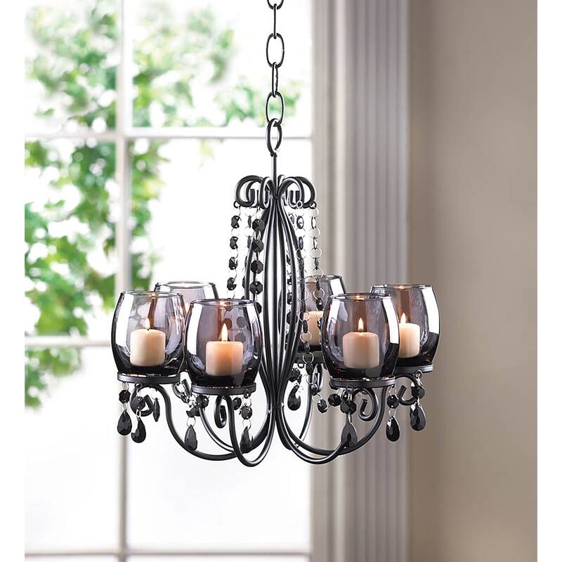 Romantic Elegant Glowing Candle Chandelier