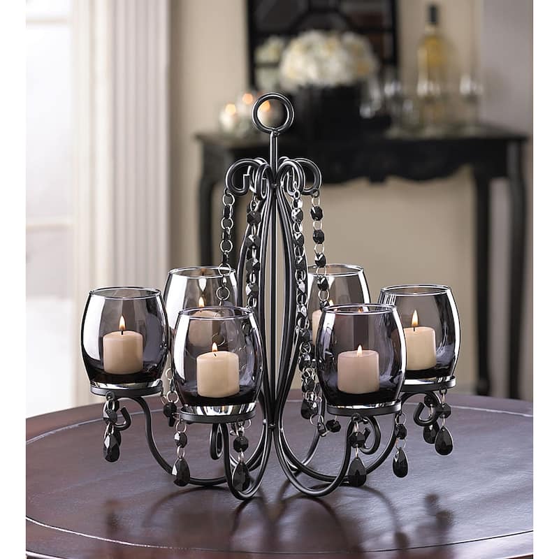 Romantic Elegant Glowing Candle Chandelier