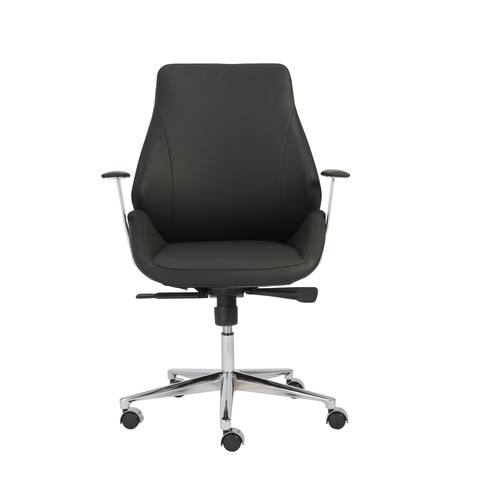 Bergen Black/ Chrome Low Back Office Chair