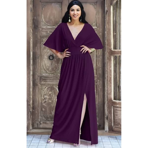 strapless open back dress Purple Lace V-Neck Cap Sleeves Wedding Dresses Ball Gowns for Engagement Party