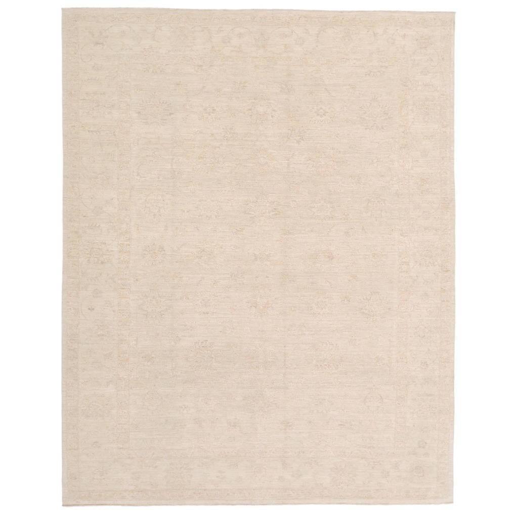 Handmade One-of-a-Kind Vegetable Dye Oushak Wool Rug (Afghanistan) - 9'1 x 11'6
