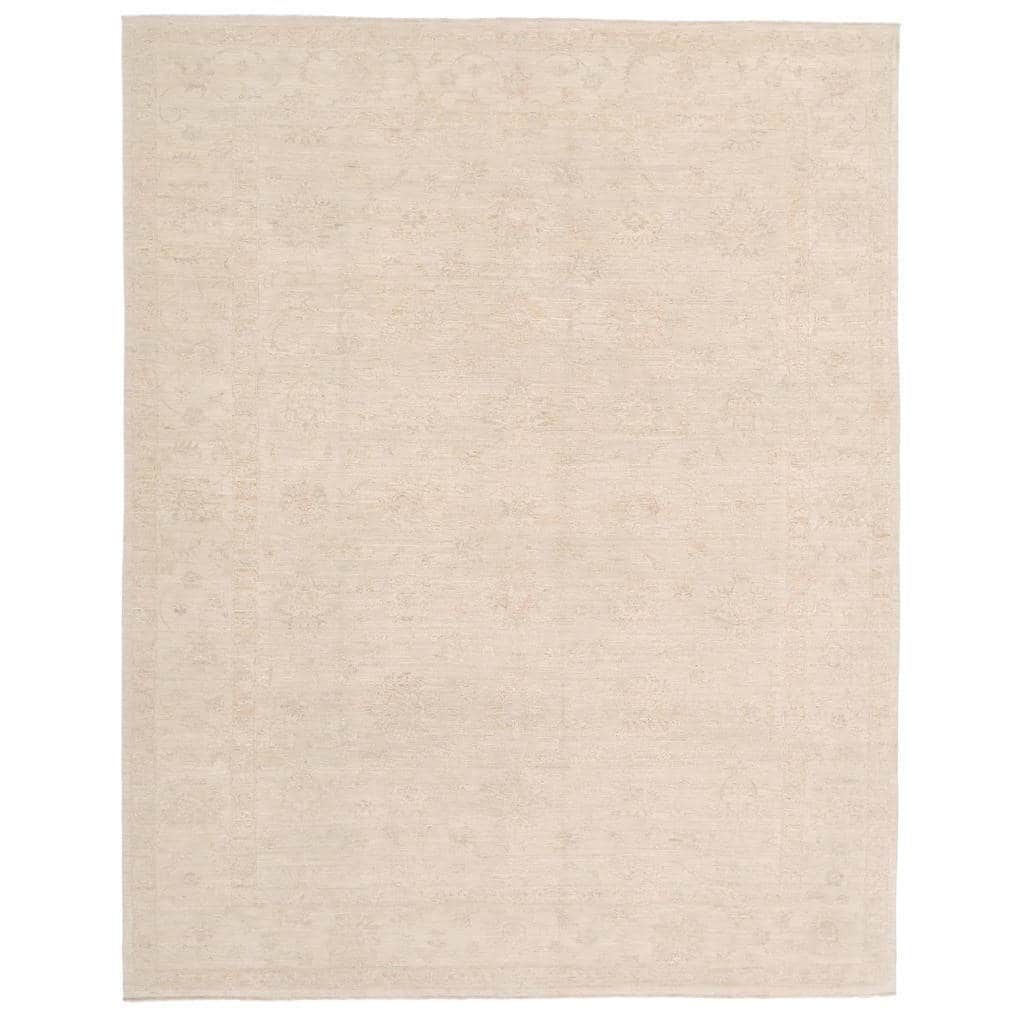 Handmade One-of-a-Kind Vegetable Dye Oushak Wool Rug (Afghanistan) - 9'1 x 11'6