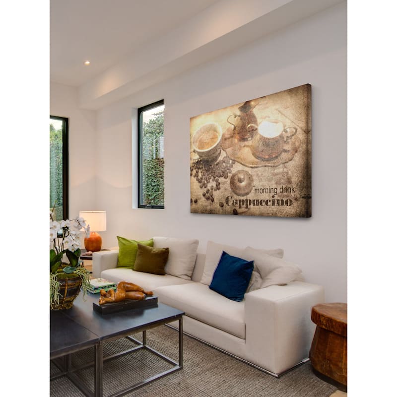 Marmont Hill - Cappuccino by Irena Orlov Painting Print on Canvas - Multi-Color