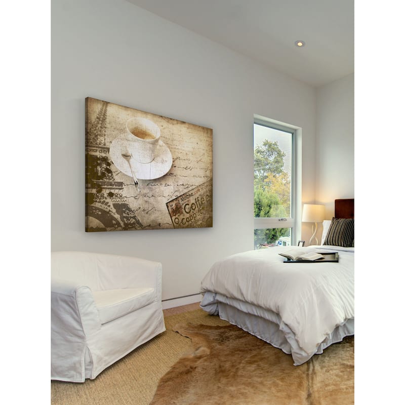 Marmont Hill - Coffee Drink by Irena Orlov Painting Print on Canvas - Multi-Color