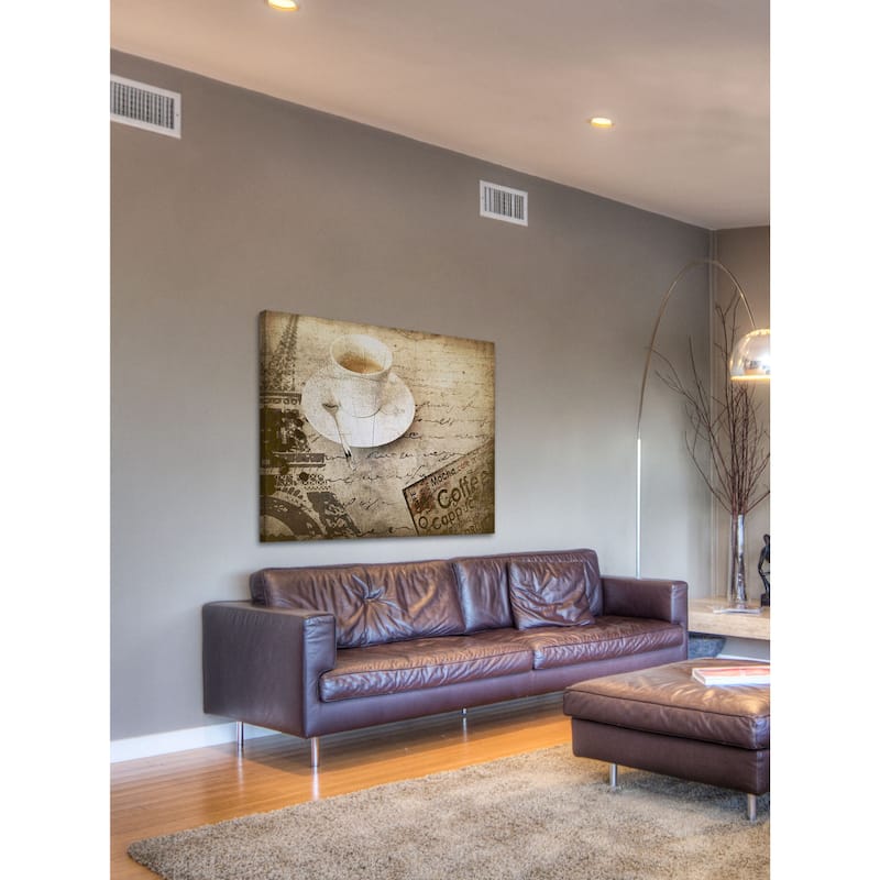 Marmont Hill - Coffee Drink by Irena Orlov Painting Print on Canvas - Multi-Color