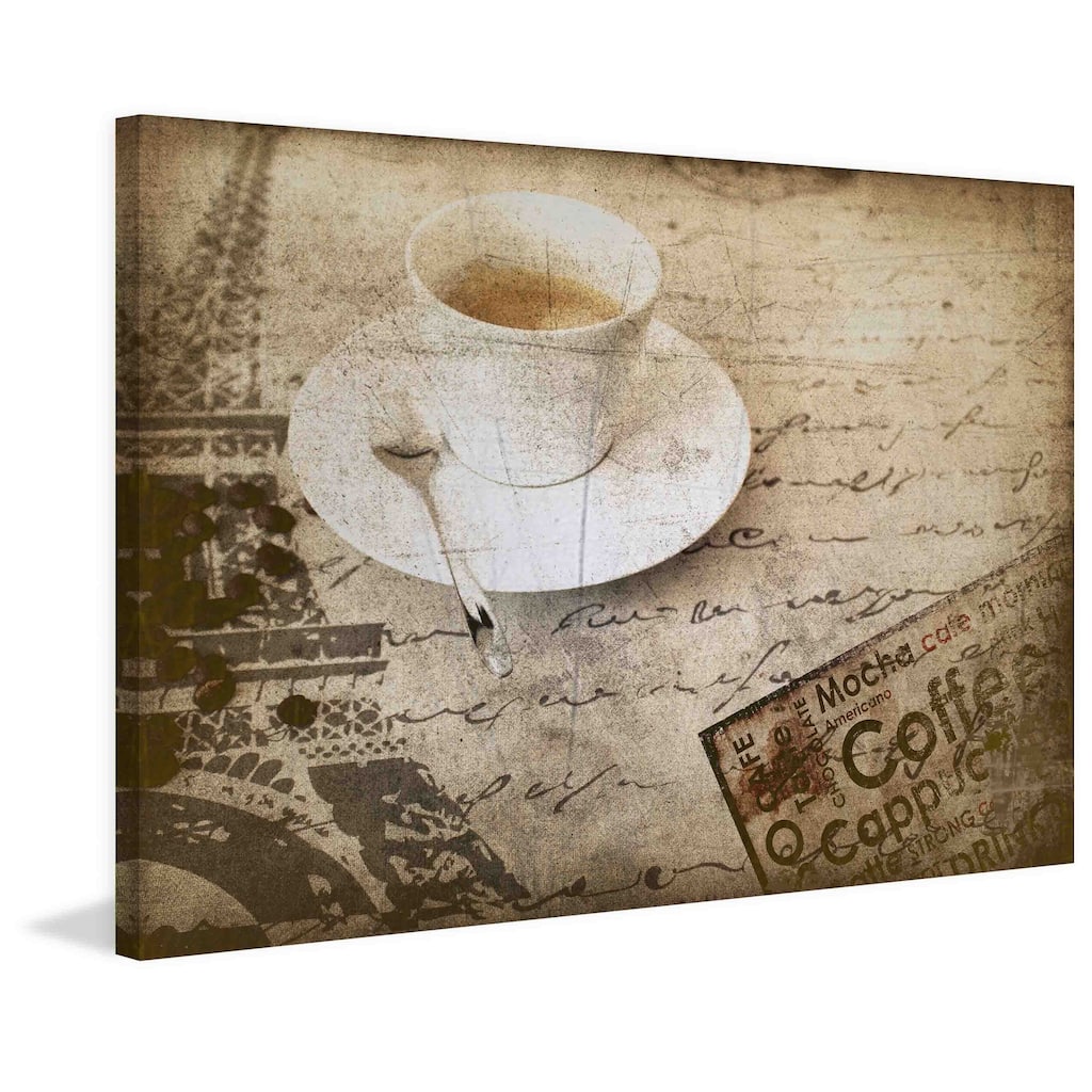 Marmont Hill - Coffee Drink by Irena Orlov Painting Print on Canvas - Multi-Color