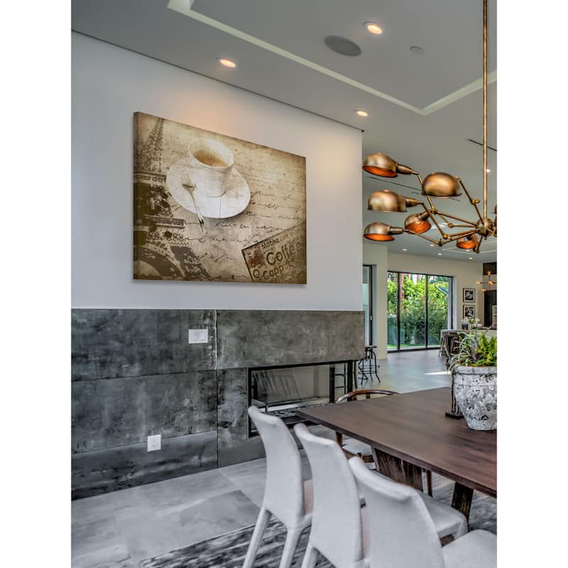 Marmont Hill - Coffee Drink by Irena Orlov Painting Print on Canvas - Multi-Color