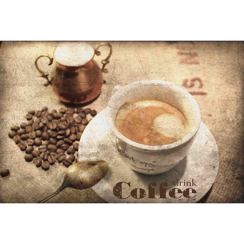 Marmont Hill - Coffee Time by Irena Orlov Painting Print on Canvas - Multi-Color