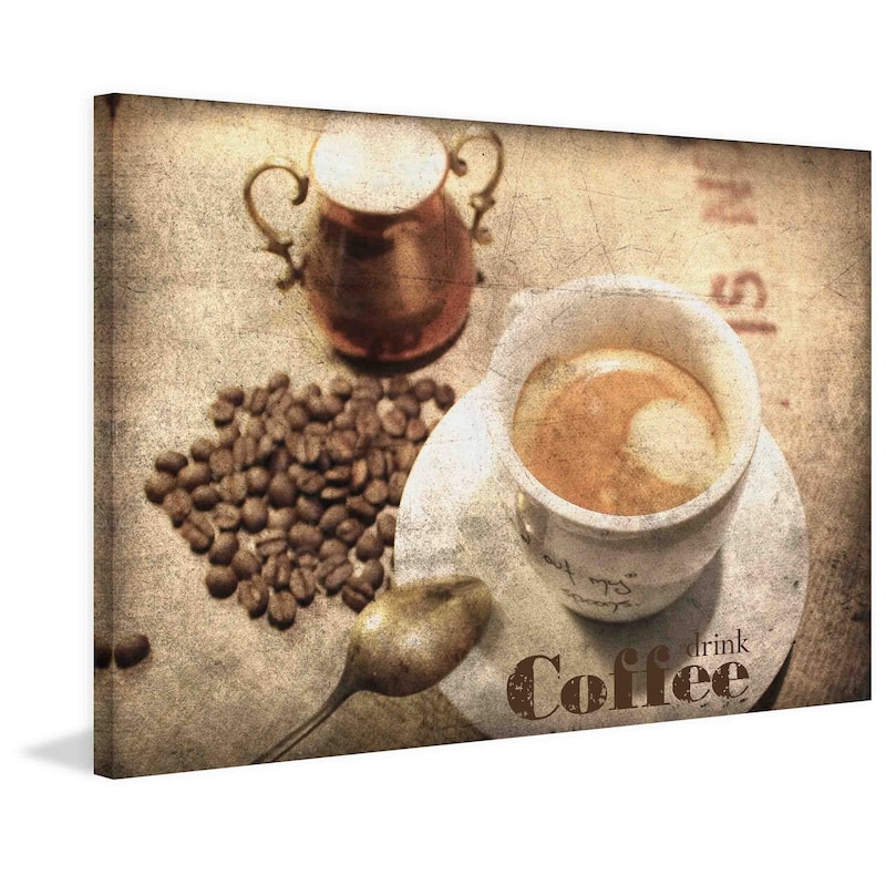 Marmont Hill - Coffee Time by Irena Orlov Painting Print on Canvas - Multi-Color