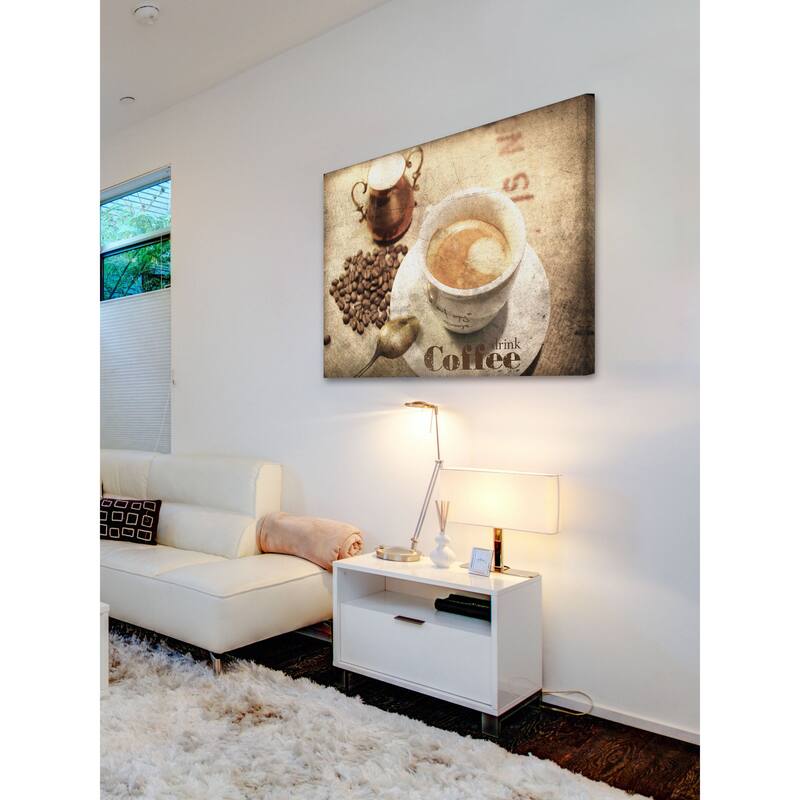 Marmont Hill - Coffee Time by Irena Orlov Painting Print on Canvas - Multi-Color
