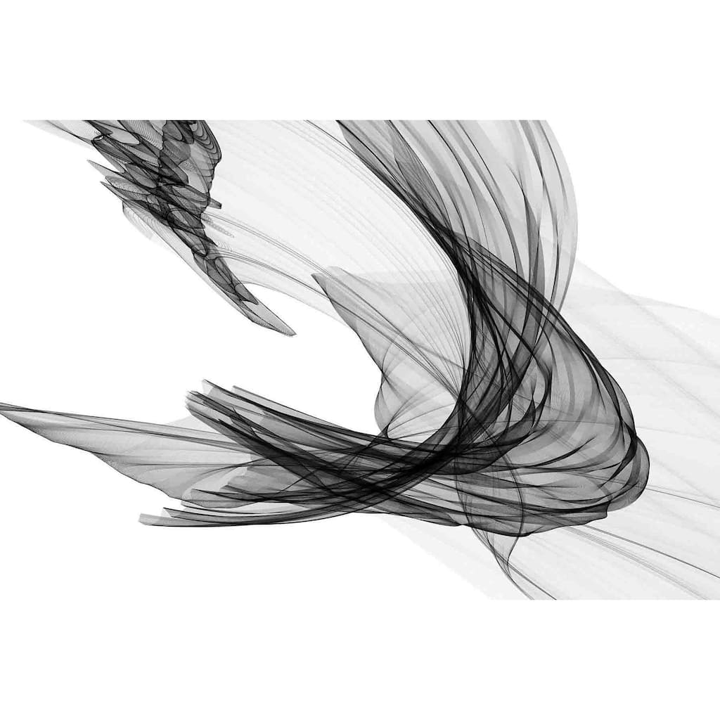 Marmont Hill - Abstract Black and White 20-29-04 by Irena Orlov Painting Print on Canvas