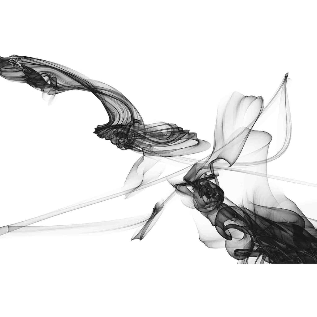 Porch & Den Abstract Black and White Art by Irena Orlov Painting Print on Canvas - Multi-Color