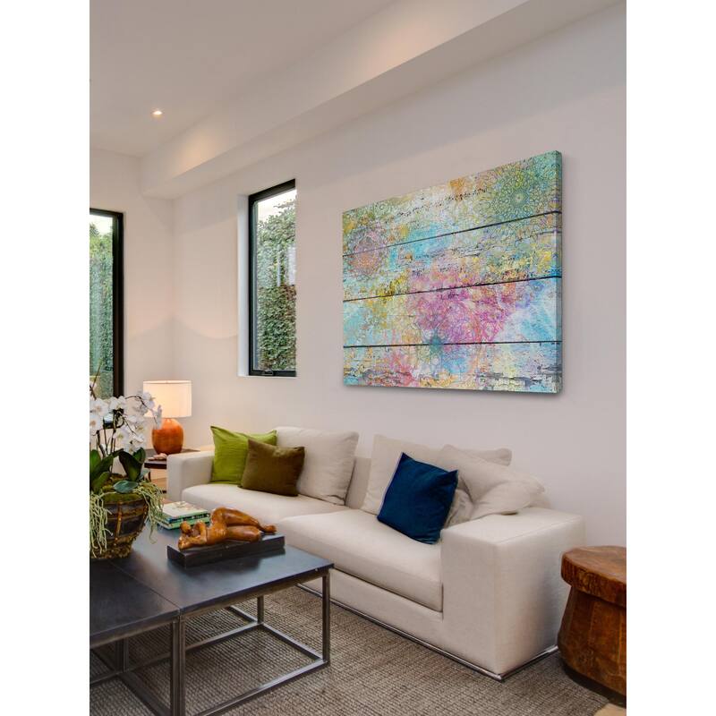 Marmont Hill - Vintage Abstract 5182 by Irena Orlov Painting Print on Canvas - Multi-Color