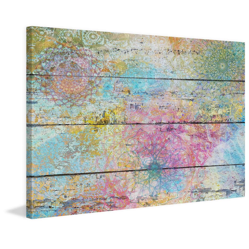 Marmont Hill - Vintage Abstract 5182 by Irena Orlov Painting Print on Canvas - Multi-Color