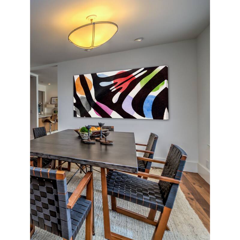 Marmont Hill - Rainbow Zebra I by Irena Orlov Painting Print on Canvas - Multi-Color