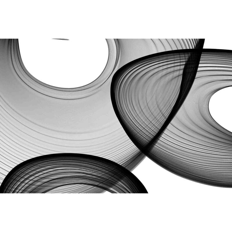Marmont Hill - Abstract Black and White 21-46-51 by Irena Orlov Painting Print on Canvas - Multi-Color