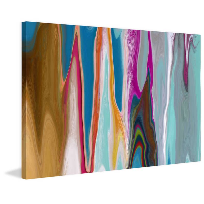 Marmont Hill - Ocean Movement II by Irena Orlov Painting Print on Canvas - Multi-Color