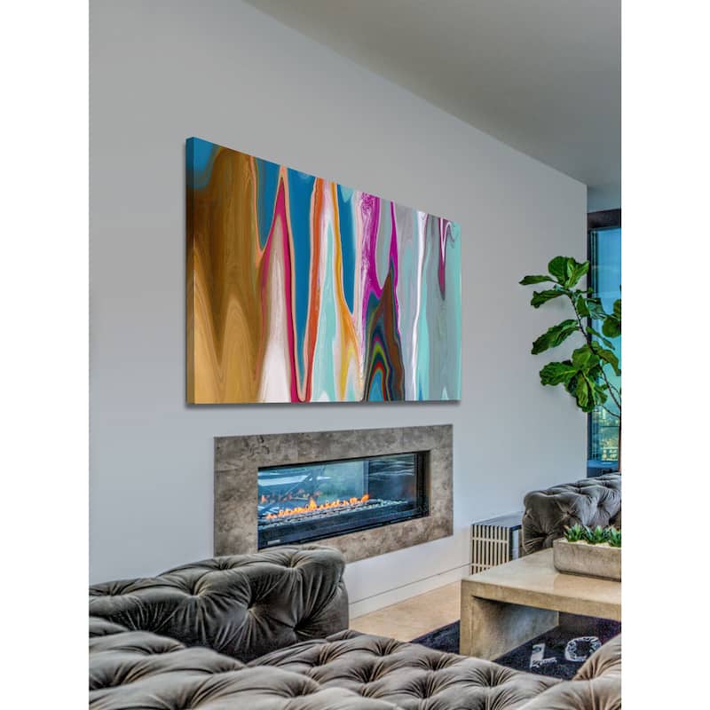 Marmont Hill - Ocean Movement II by Irena Orlov Painting Print on Canvas - Multi-Color