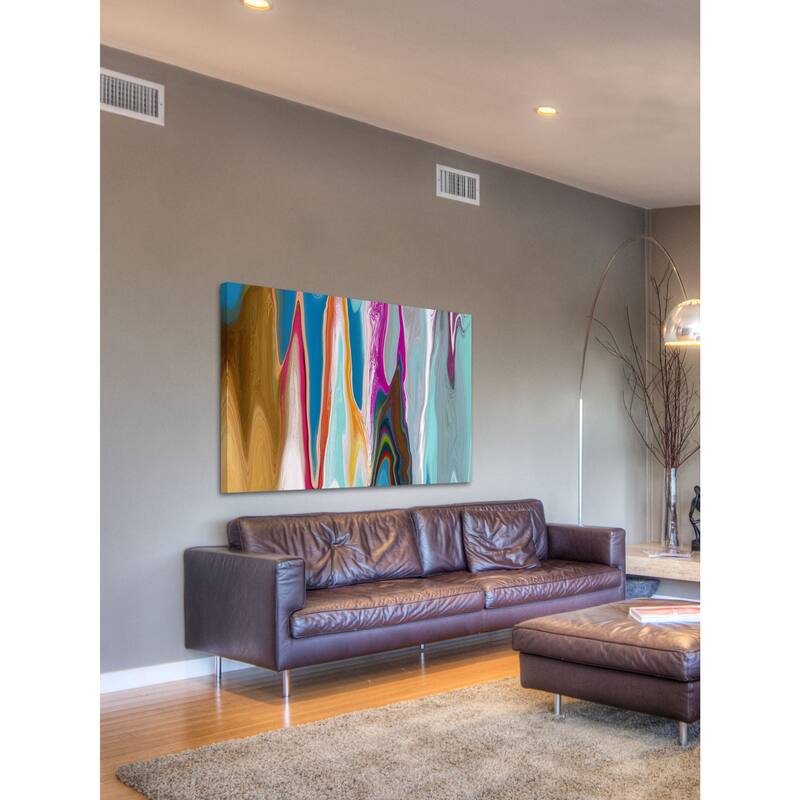 Marmont Hill - Ocean Movement II by Irena Orlov Painting Print on Canvas - Multi-Color
