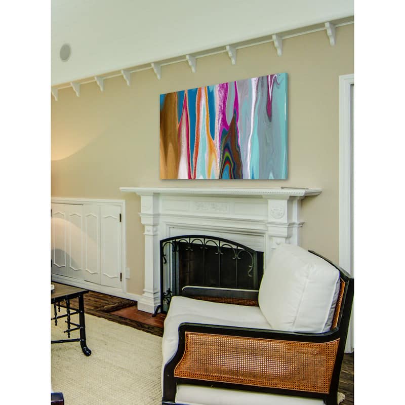 Marmont Hill - Ocean Movement II by Irena Orlov Painting Print on Canvas - Multi-Color