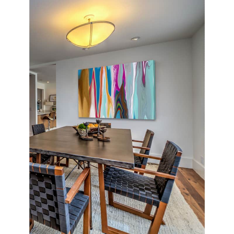 Marmont Hill - Ocean Movement II by Irena Orlov Painting Print on Canvas - Multi-Color