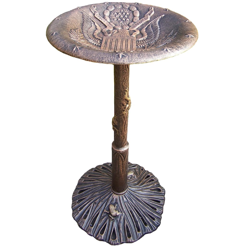 Premium American Eagle Bird Bath
