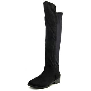 SODA ABELA Women's Decorative Tassel Full Zipper Knee High Riding Boots ...