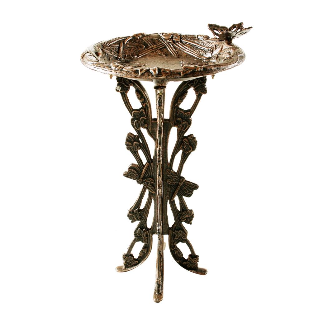 Premium Butterfly Dragonfly Bird Bath