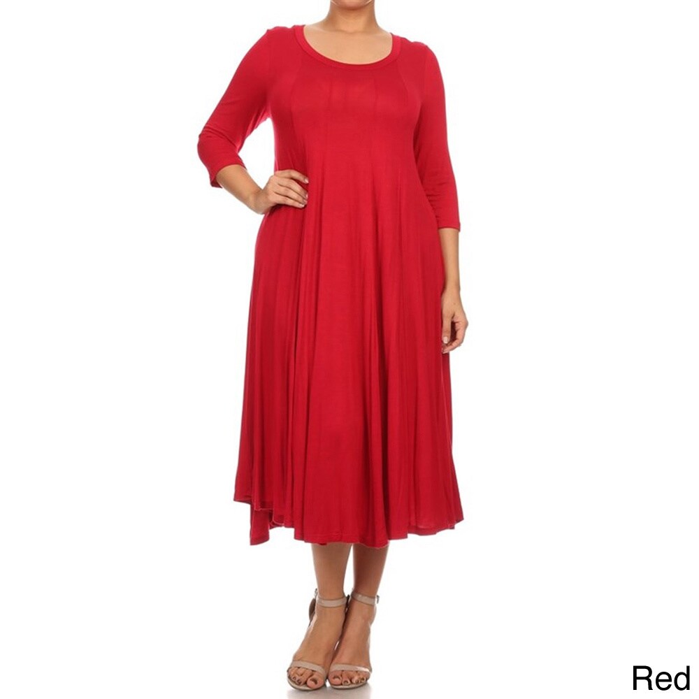 women's a line midi dress