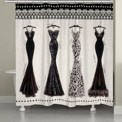 Laural Home Elegant Fashion 71 x 72-inch Shower Curtain