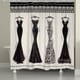 preview thumbnail 1 of 3, Laural Home Elegant Fashion 71 x 72-inch Shower Curtain