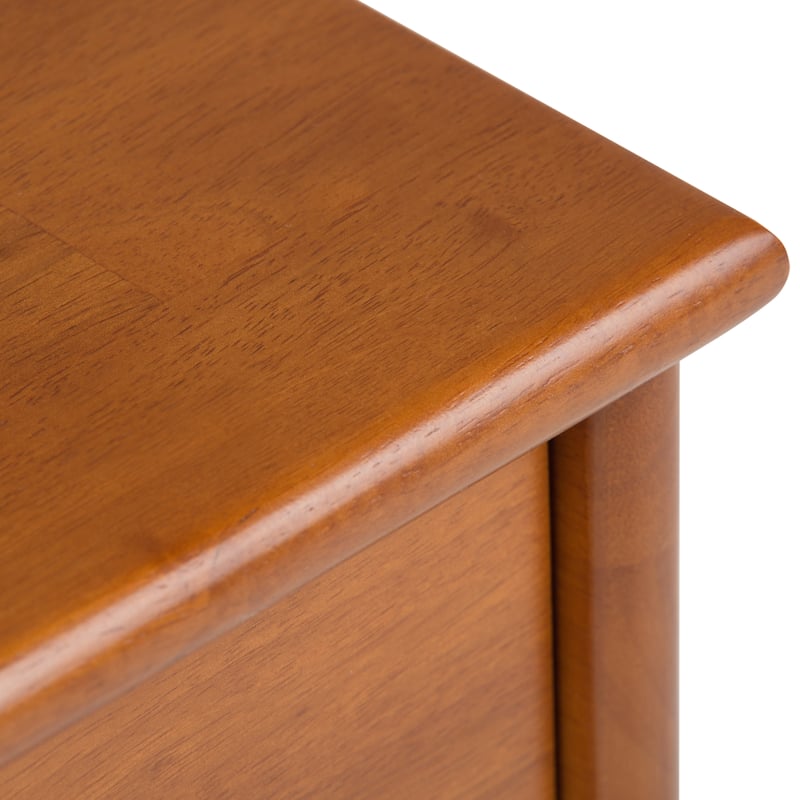 WYNDENHALL Tierney SOLID HARDWOOD 22 inch Wide Rectangle Mid Century Modern End Side Table - 22 W x 20 D x 22 H