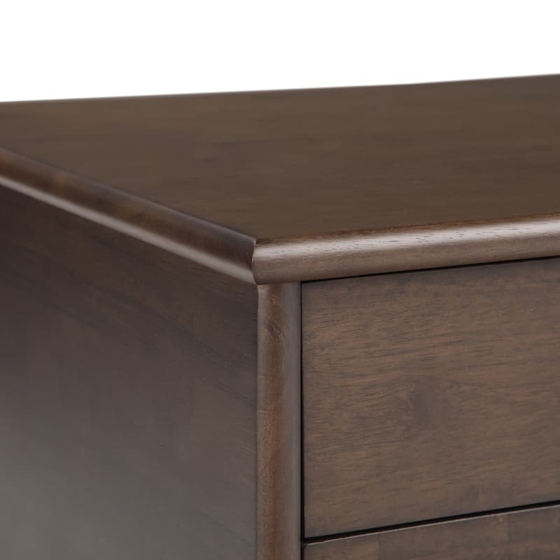 WYNDENHALL Tierney SOLID HARDWOOD 22 inch Wide Rectangle Mid Century Modern End Side Table - 22 W x 20 D x 22 H